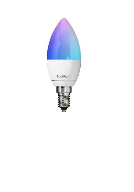 (Preview 1) Λάμπα led κερί 5.5W E14 RGB+White Smart WiFi SPOTLIGHT
