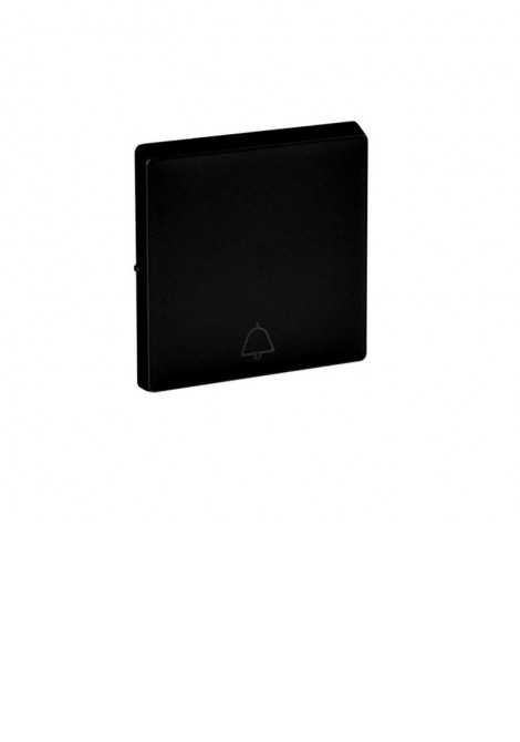 (Preview 1) Valena life πλακίδιο κουδουνιού μαύρο ματ LEGRAND