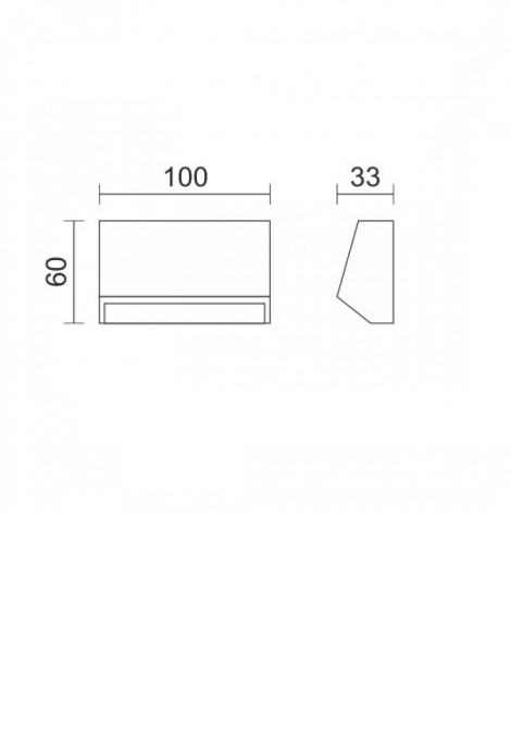 (Preview 2) Απλίκα τοίχου γκρι Led 1.5W IP65 SPOTLIGHT