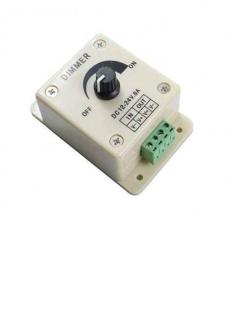 (Preview 1) Ρεοστάτης χειροκίνητος ταινίας led 12V-96W 24V-192W GEYER