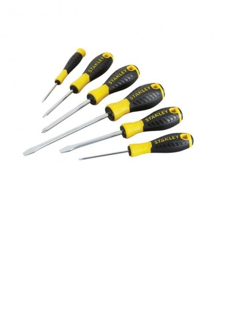 (Preview 2) Κατσαβίδια Essential σετ 6τεμ. 3 ίσια-3 σταυρού STANLEY