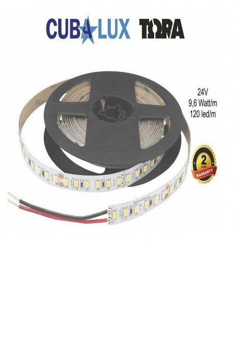 (Preview 1) Ταινία led CRI80 24V 9.6W IP20 120led/m 4000K 5m CUBALUX