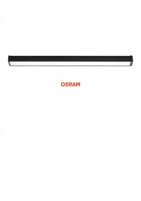 (Preview 1) Φωτιστικό μαγνητικής ράγας μαύρο 20W 48V 4000K SPOTLIGHT