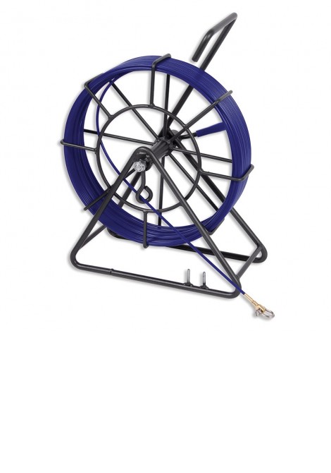 (Preview 1) Ατσαλίνα υαλόνημα Φ4,5mm μπλε με αποσπώμενα άκρα 50 μέτρα