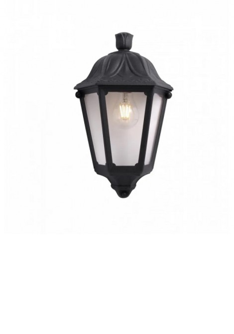 (Preview 1) Φωτιστικό τοίχου εξωτερικού χώρου μαύρο E27 IP55 FUMAGALLI