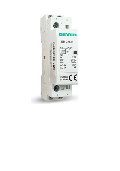 (Preview 1) Ρελέ θερμοσυσσωρευτών 230V 25A AC 2NO GEYER