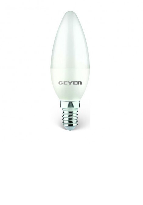 (Preview 1) Λάμπα Led κερί C37 8.5W E14 4000K 800lm GEYER