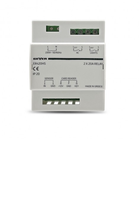 (Preview 1) Ρελέ ξενοδοχείων ελέγχου φωτισμού και κλιματισμού 220-240V GEYER