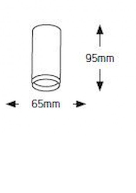 (Preview 2) Σποτ επίτοιχο στρογγυλό μαύρο D65 GU10 GEYER