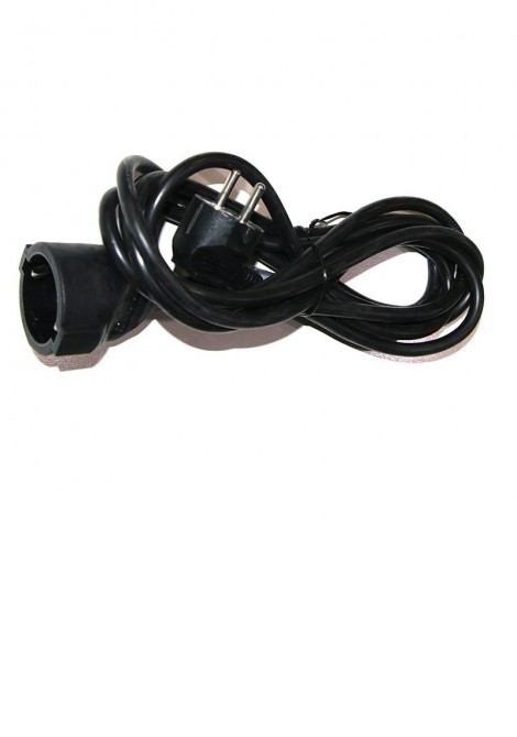 (Preview 1) Προέκταση σούκο 5 μέτρα 3x1.5mm² μαύρη COM