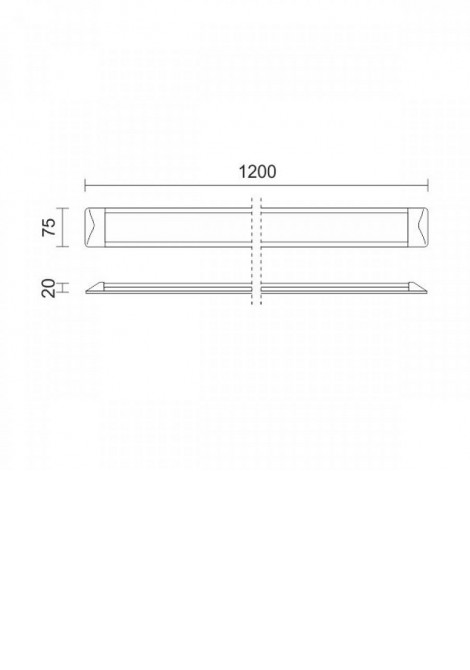 (Preview 2) Γραμμικό φωτιστικό Led 36W CCT 120cm IP20 SPOTLIGHT