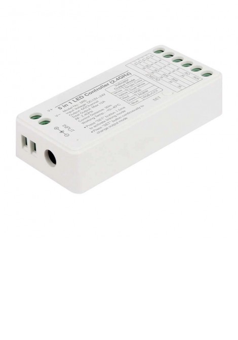 (Preview 1) RF Controller 5σε1, 12A 12/24Vdc, για ταινία led DIM-CCT-RGB CUBALUX
