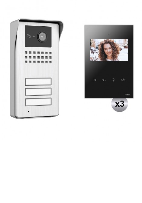 (Preview 1) Κιτ 3 Venus Ασημί & Μόνιτορ 4,3'' Μαύρο 2Κ CTC