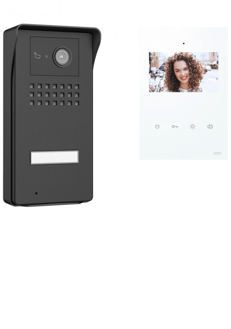 (Preview 1) Κιτ 1 Venus Ανθρακί & Μόνιτορ 4,3'' Λευκό 2Κ CTC