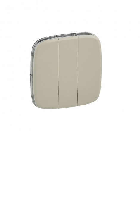 (Preview 1) Valena allure πλακίδιο διακόπτη τριπλού κρεμ LEGRAND