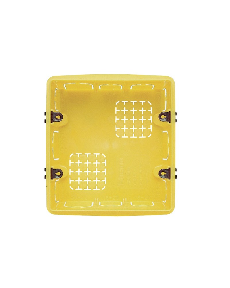 LL κουτί εντοιχισμού 3+3 στοιχείων κίτρινο BTICINO