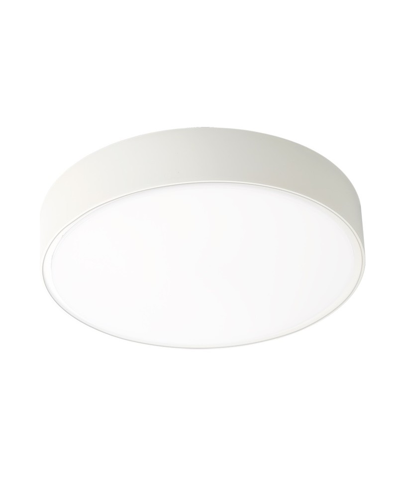 Πλαφονιέρα πλαστική λευκή D300 donousa led IP65 VIOKEF