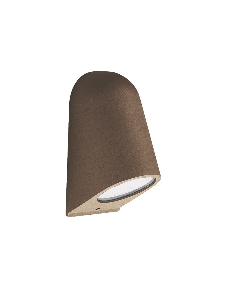 Απλίκα τοίχου καφέ hydra GU10 IP56 VIOKEF