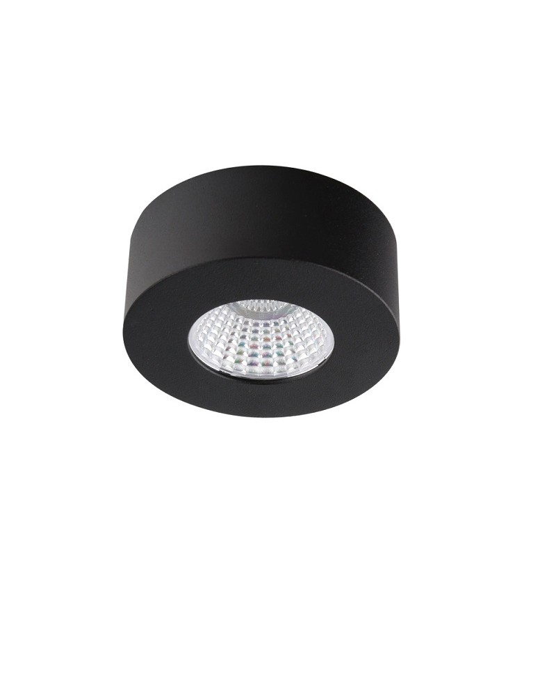 Σποτ επίτοιχο μαύρο fani Led VIOKEF