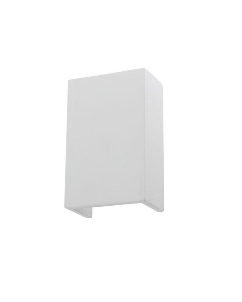 Γύψινη απλίκα τοίχου λευκή G9 160x100 SPOTLIGHT