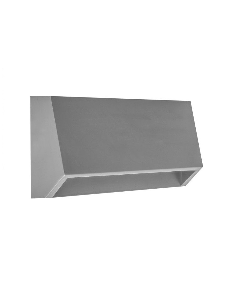 Απλίκα τοίχου πολυκαρβονικό γκρι 3W Led IP65 SPOTLIGHT