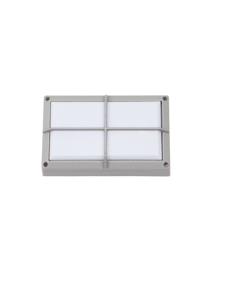 Απλίκα τοίχου ασημί 218x134 E27 IP54 SPOTLIGHT