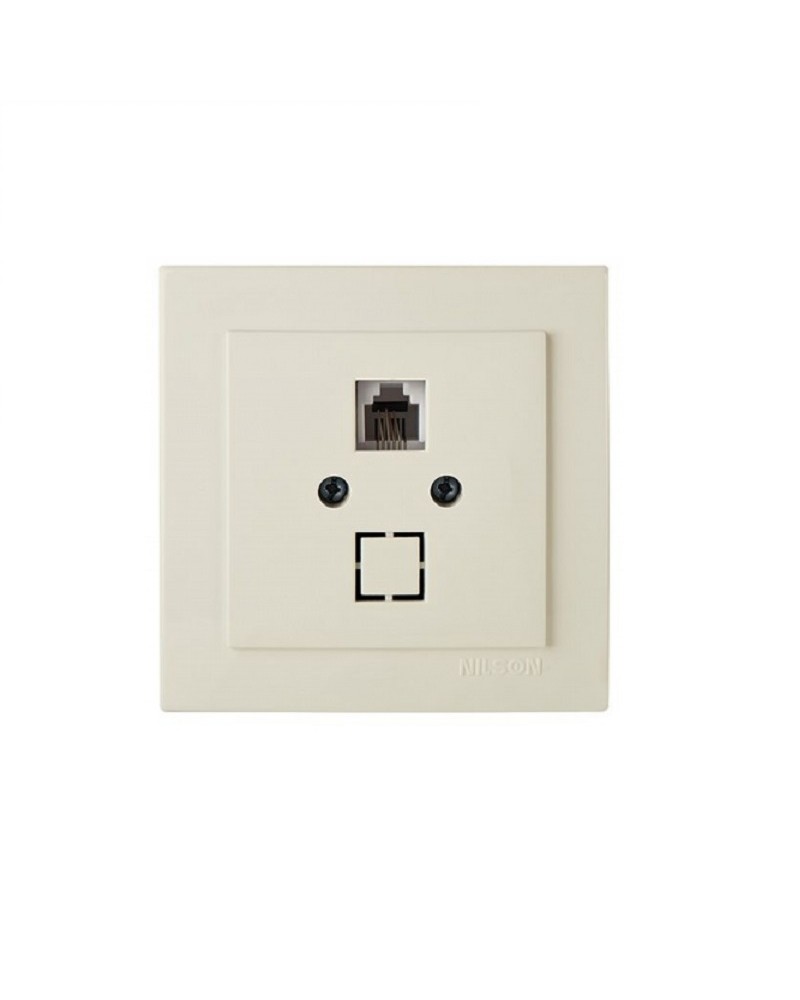 Nilson Πρίζα τηλεφώνου μπεζ GEYER