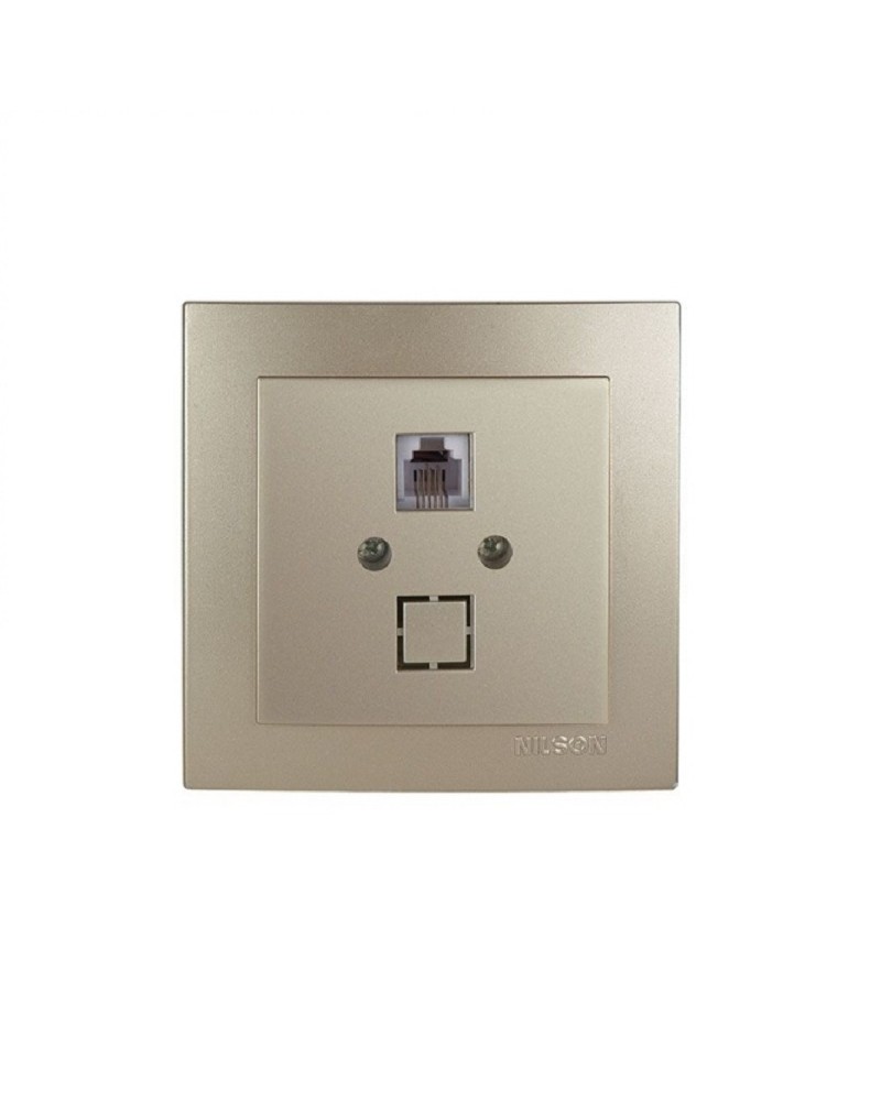 Nilson Πρίζα δικτύου CAT5 σατινέ GEYER