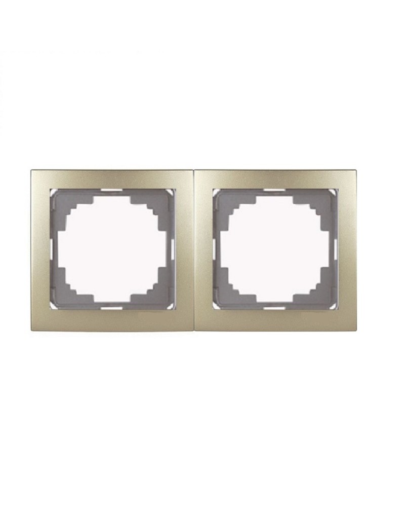 Nilson Πλαίσιο 2 θέσεων σατινέ GEYER