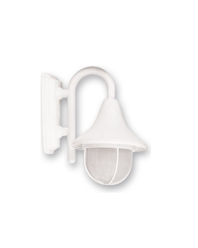 Φωτιστικό φανάρι πλαστικό λευκό Ε27 IP43 109 LIDO