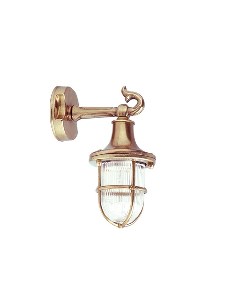 Απλίκα τοίχου ορειχάλκινη μπρονζε H25 E27 IP64 LIDO