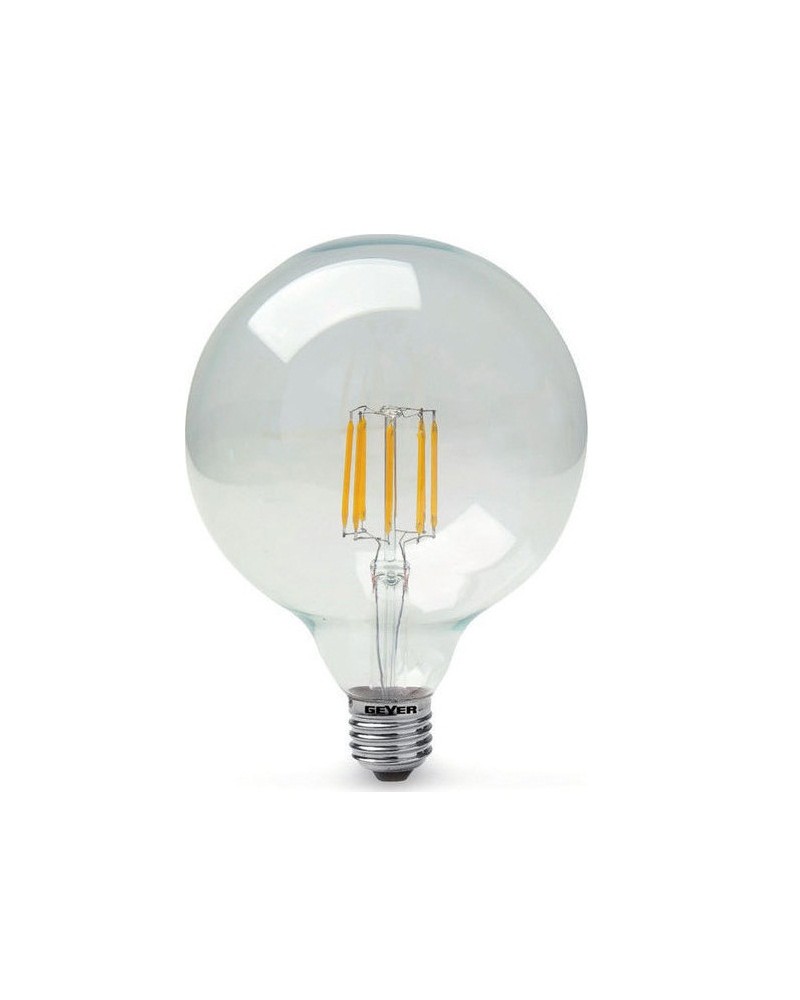 Λάμπα led filament G125 8W E27 4000K 900lm GEYER