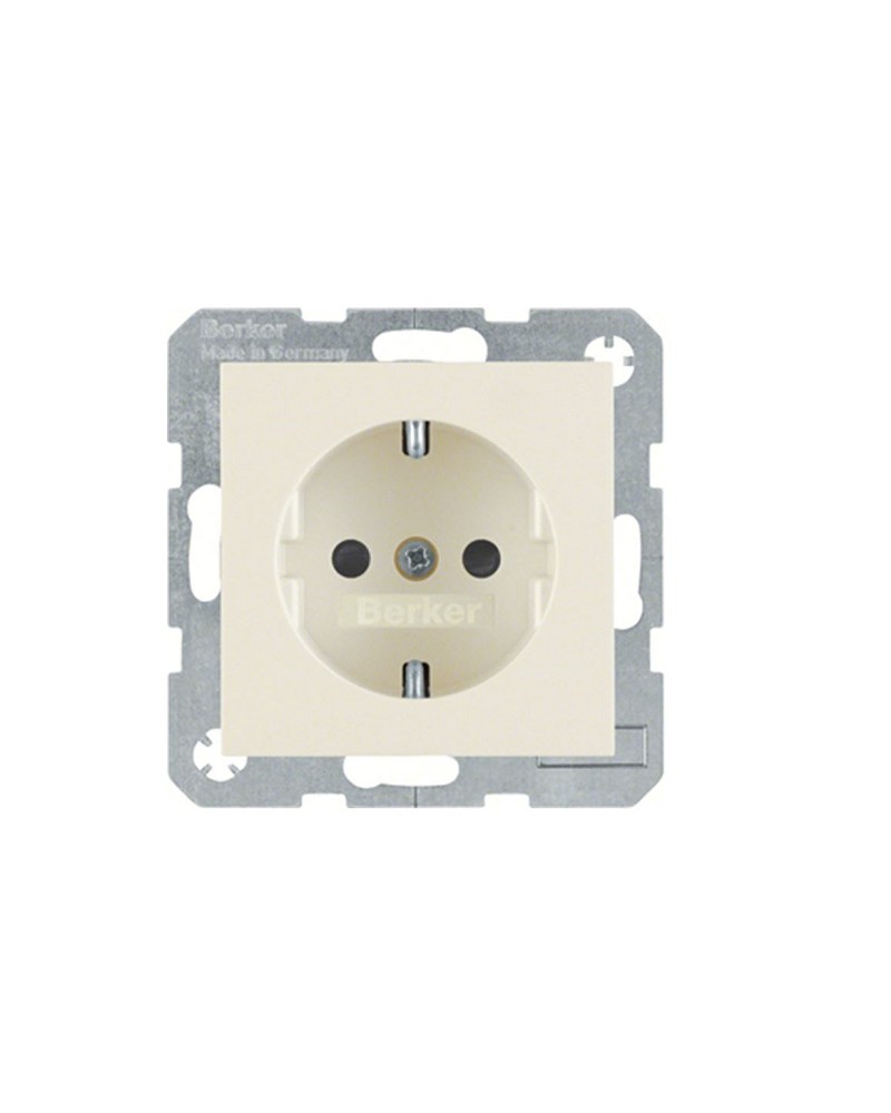 Berker S1 μηχανισμός πρίζα σούκο ασφαλείας μπεζ HAGER