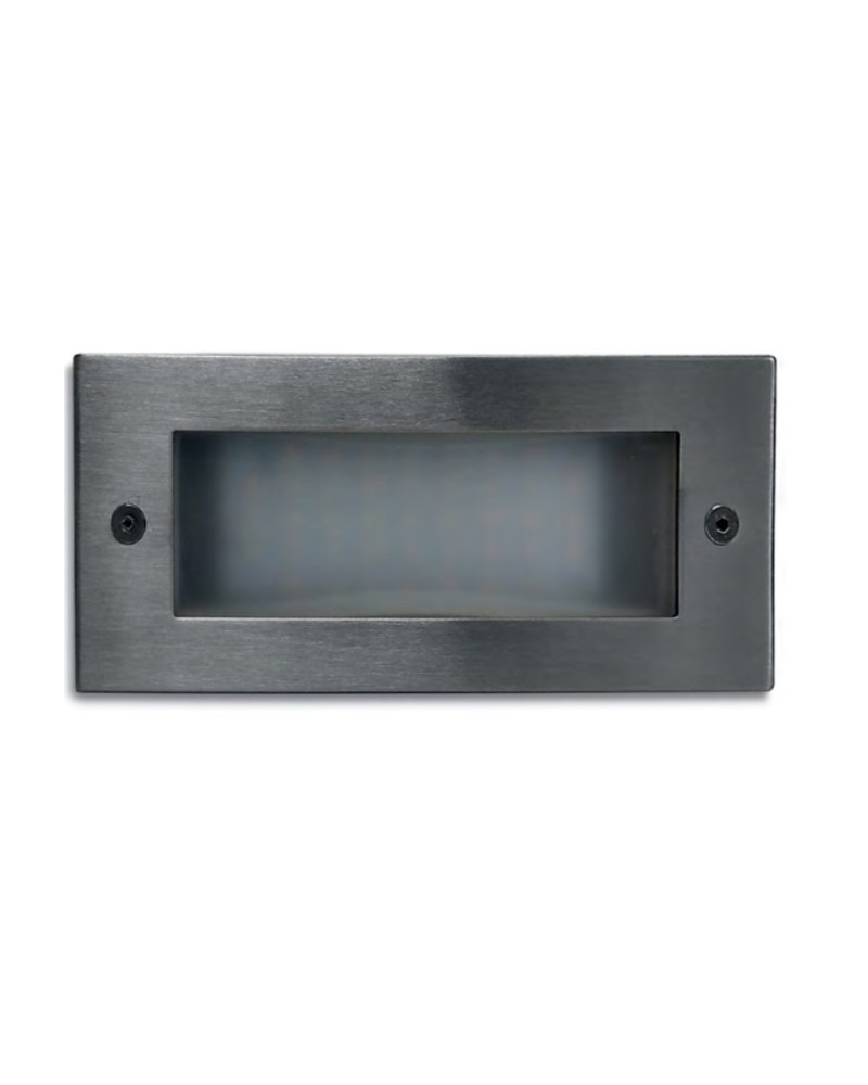 Φωτιστικό τοίχου χωνευτό ανοξείδωτο 2,7W LED IP65 ARAPIDIS