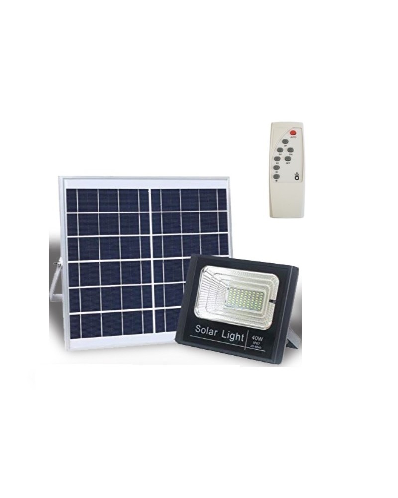 Προβολέας led 40W με φωτοβολταϊκό πάνελ 6V/16W LUCAS