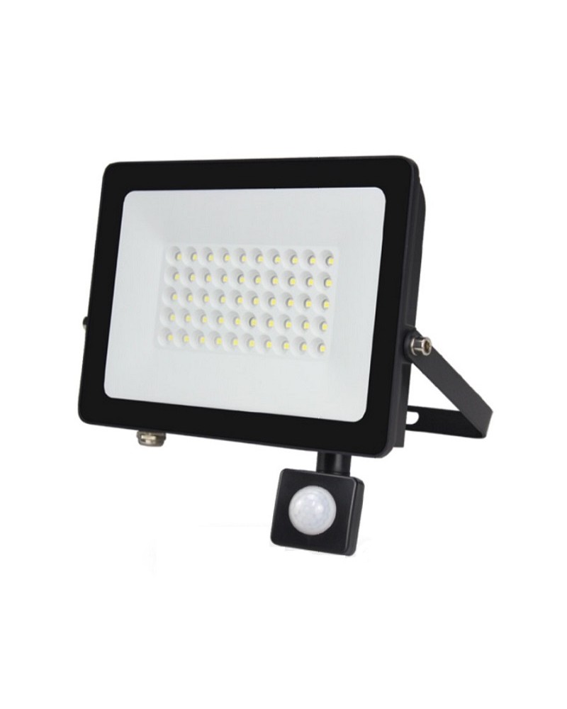 Προβολέας led 50W IC DRIVER με ανιχνευτή κίνησης IP66 LUCAS