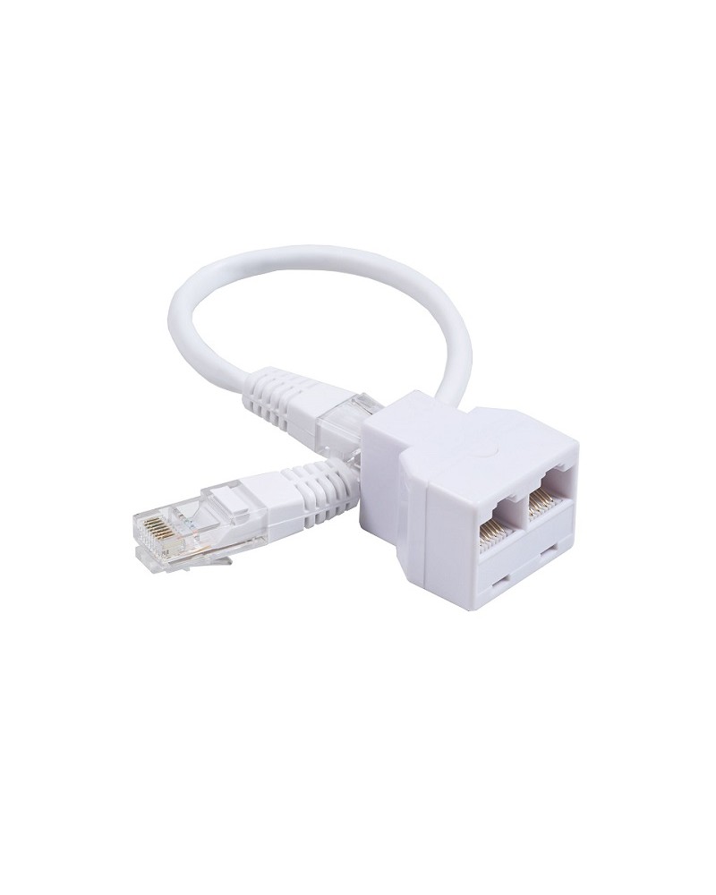 Adaptor RJ45 UTP Cat5e 1αρσενικό/2θηλυκά CENTRAL