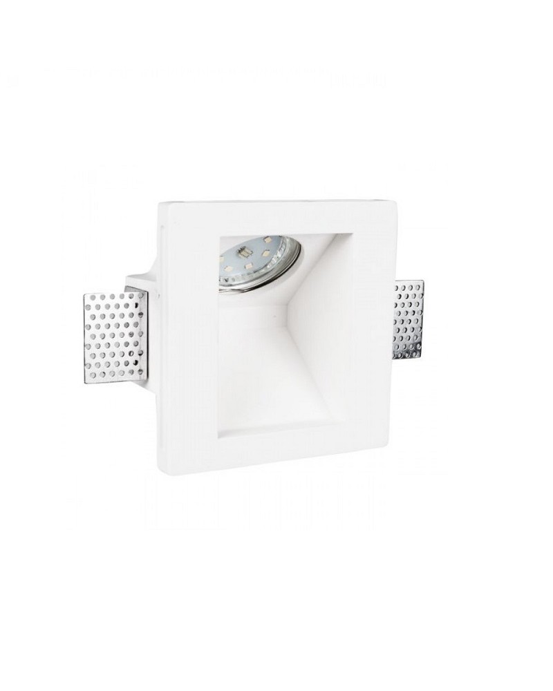 Γύψινη απλίκα τοίχου τετράγωνη Steplight GU10 7W SPOTLIGHT