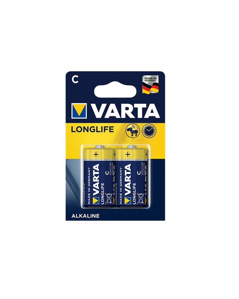 Μπαταρία αλκαλική 1.5V C LR14(Συσκ.2τεμ.) VARTA