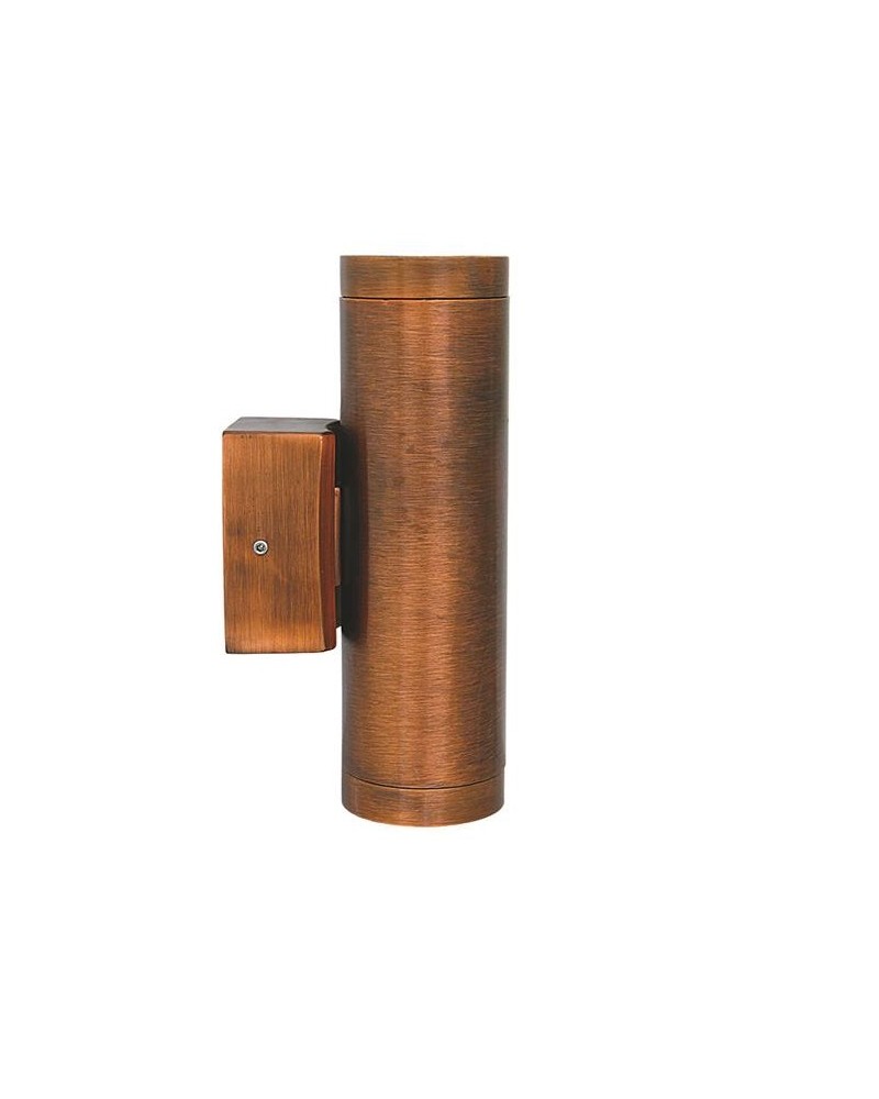 Απλίκα τοίχου Up-Down ορειχάλκινη Brass Antique Copper GU10 IP64 LIGHTUP
