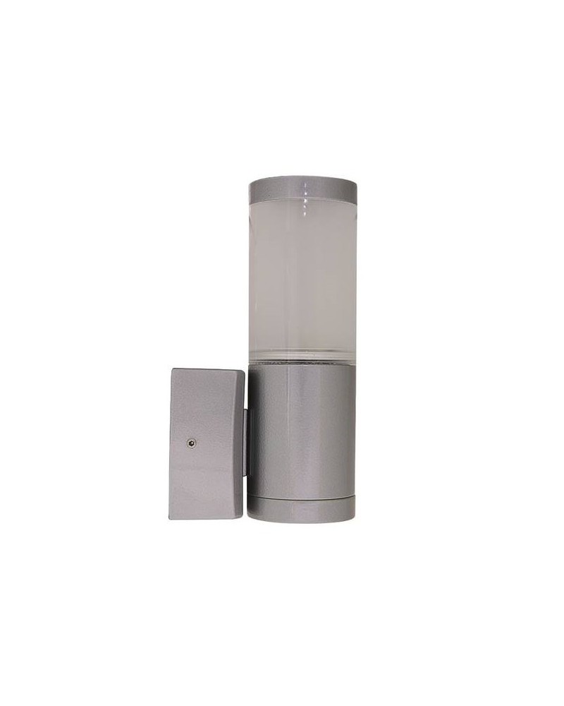 Απλίκα τοίχου αλουμίνιο ασημί E27 IP44 LIGHTUP