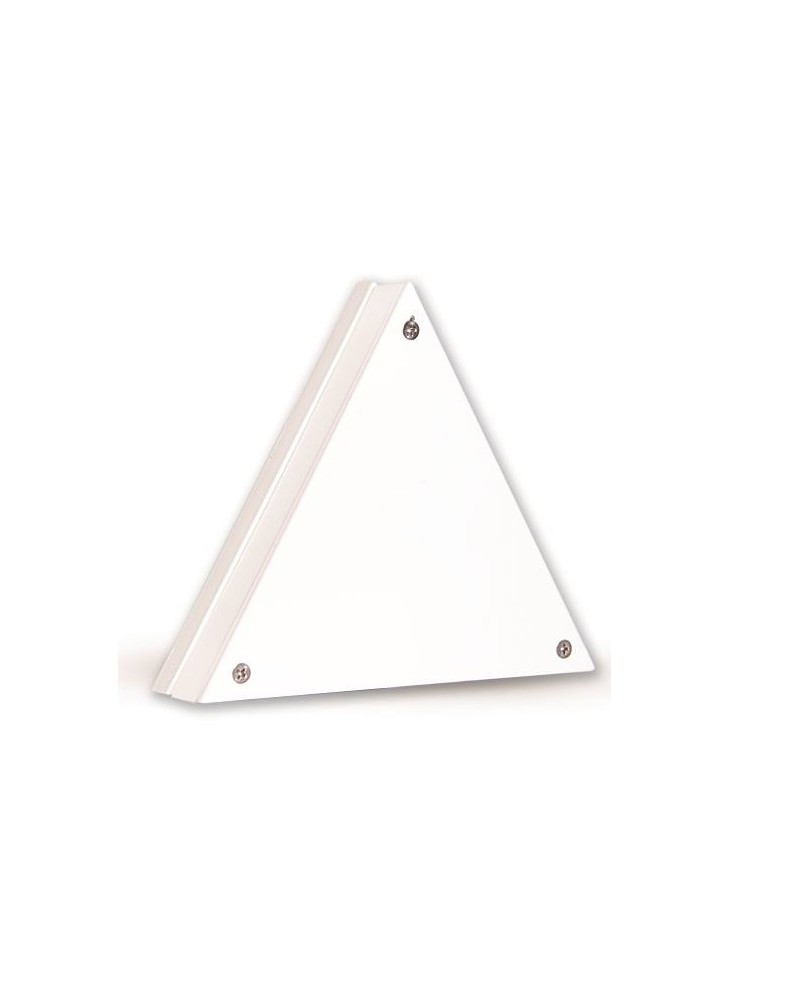 Απλίκα τοίχου τρίγωνη αλουμίνιο λευκό LED IP64 LIGHTUP