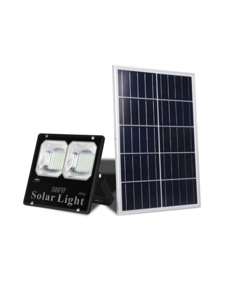 Προβολέας led 200W με φωτοβολταϊκό πάνελ 5V/35W LUCAS