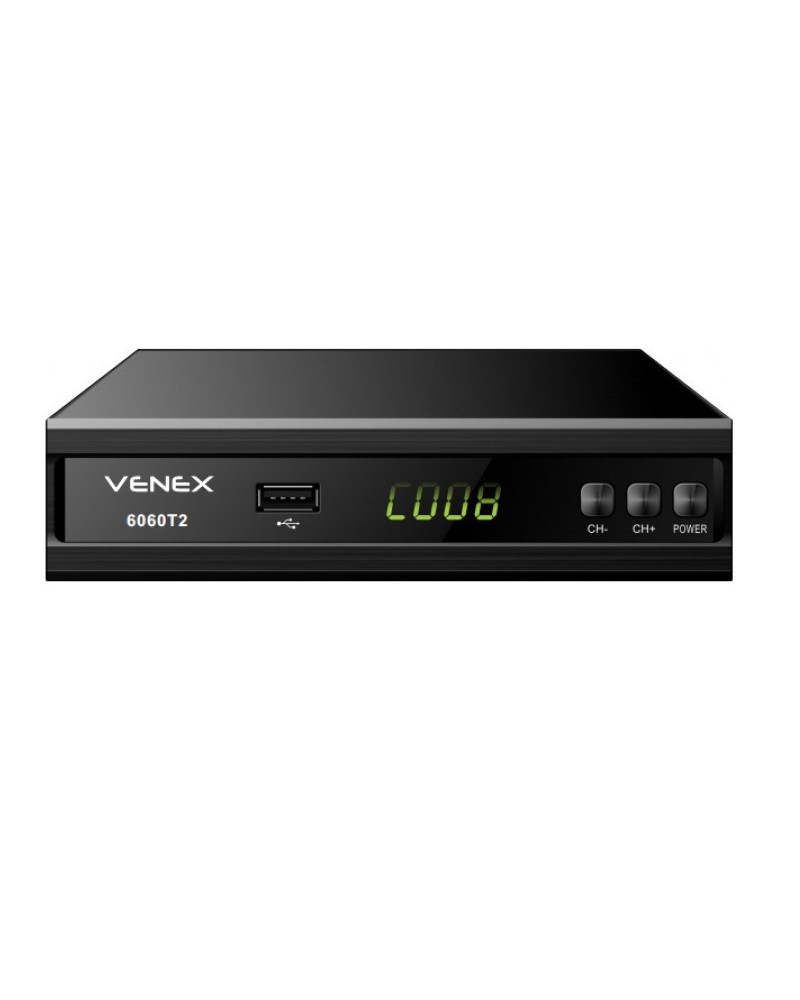 Επίγειος ψηφιακός δέκτης DVB-T2 VENEX-6060T2
