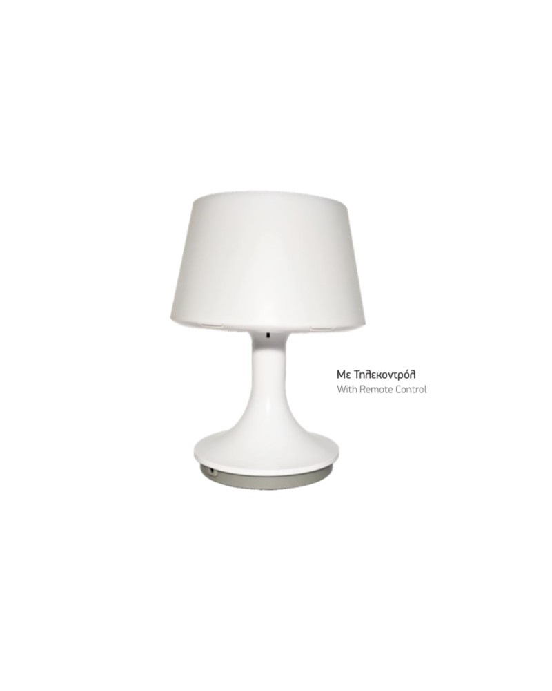 Φωτιστικό γραφείου led 2.5W μπαταρίας με τηλεκοντρόλ λευκό 3000Κ-4000Κ SPOTLIGHT