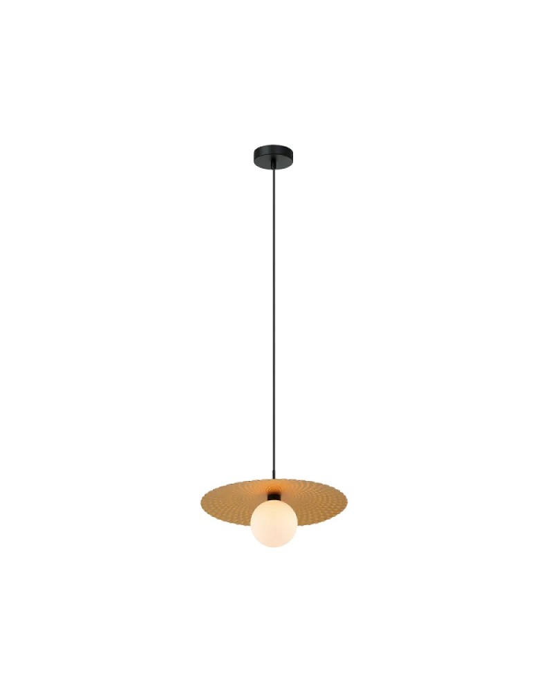 Φωτιστικό κρεμαστό μεταλλικό χρυσό G9 Nina VIOKEF