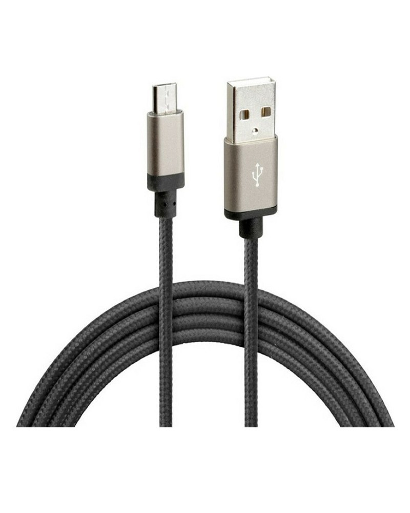 Υφασμάτινο καλώδιο σύνδεσης συσκευών Micro USB Lucas