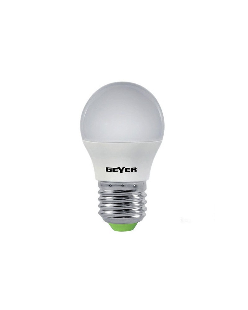 Λάμπα led σφαιρική 5W E27 3000K 470lm GEYER