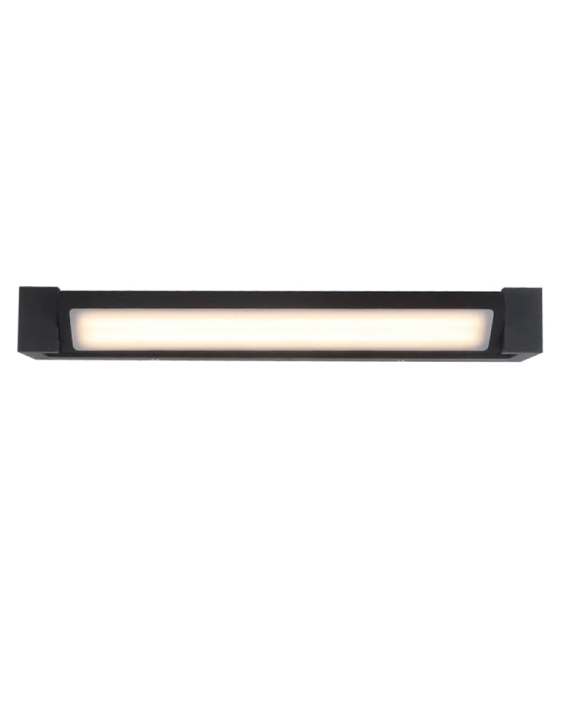Απλίκα τοίχου μεταλλική μαύρη Led 12W Valse VIOKEF