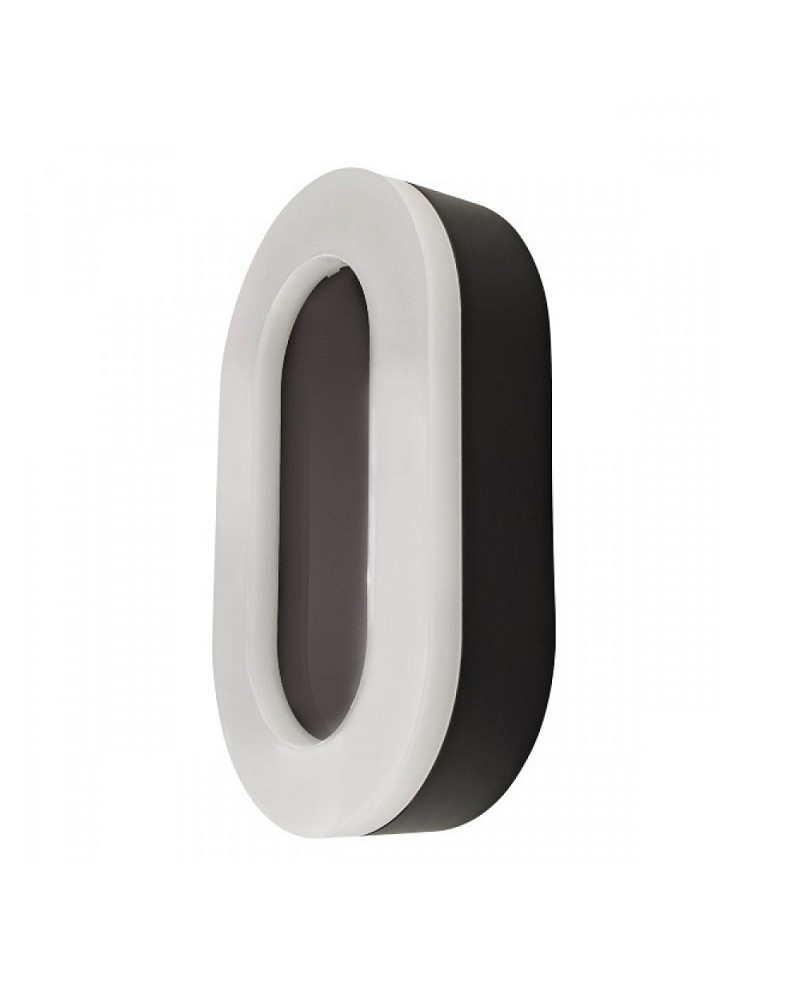 Απλίκα τοίχου πλαστική μαύρη Led 11W IP65 SPOTLIGHT